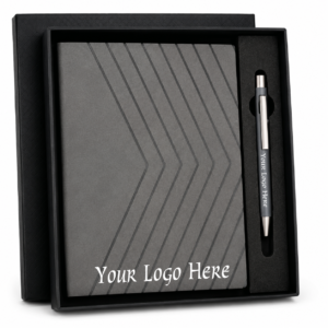 NP-2 DREAM Premium A5 Notebook & Metal Pen Gift Set with Custom Logo Branding | Executive Corporate Gift Box