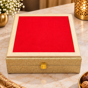 Premium Dry Fruit & Chocolate Gift Box with 2 Glass Jars | Custom Corporate Hamper