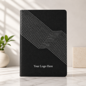 Premium A5 Corporate Notebook with Custom Logo | 192 Pages Executive Diary