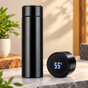 Smart LED Temperature Display Vacuum Flask – 304 Stainless Steel Corporate Gift Bottle