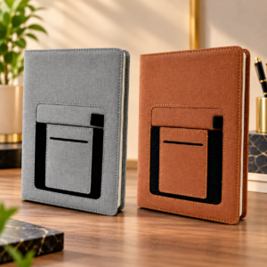 Premium Corporate Diary with Front Card Pocket & Pen Holder