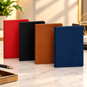 Premium Leather-Finish Corporate Diary with Elastic Closure & Pen Holder