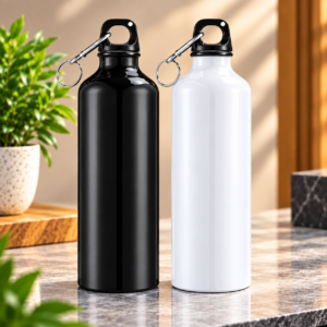 Premium Stainless Steel Sports Water Bottle with Carabiner Clip – Custom Corporate Gift Bottle