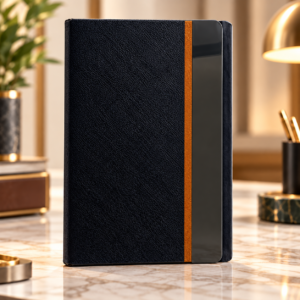 Premium Black Executive Diary with Textured Cover – Corporate Gift