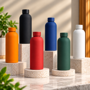 Premium 304 Stainless Steel Insulated Water Bottle – Matte Finish Customized Corporate Gift Bottle